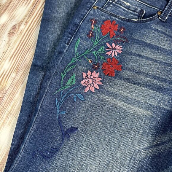 Vintage America Blues MICRO BOOT Cut Size 4 Mid Rise Jeans Denim Pants 29x32 - Picture 9 of 14